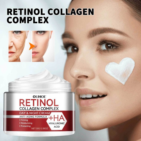 Крем денний та нічний з ретинолом OUHOE Retinol Collagen Complex, 30 г