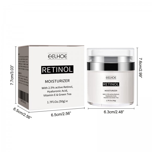 Крем зволожуючий з активним ретинолом для обличчя 2.5% EELHOE Retinol Moisturizer, 50 г