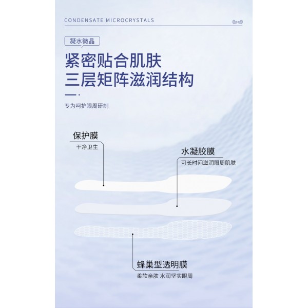 Патчі для шкіри обличчя SEOMOU Hydrating Microcrystal Eye Patch, по 8.5 г 5 пар