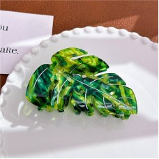 Затискач для волосся «Monstera Leaf», прикраса для зачіски, зелений