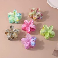 Зажим для волос «Marble Flower», украшение для прически, 4 цвета