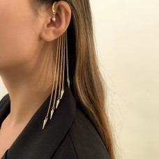Кафф із ланцюжками "Golden Cascade Ear Cuff", золото