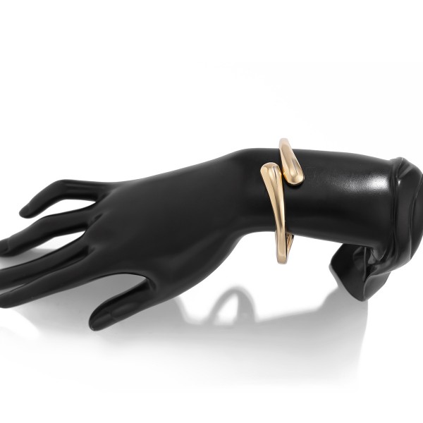 Браслет "Wave Bangle", золото/срібло