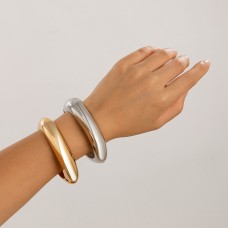 Браслет "Elegance Cuff", золото/срібло