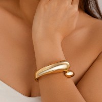 Браслет "Moonlit Flow Bracelet", золото/срібло