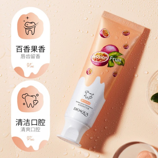 Зубна паста BIOAQUA Passion Fruit Fresh Smile, з екстрактом маракуї, 100 г