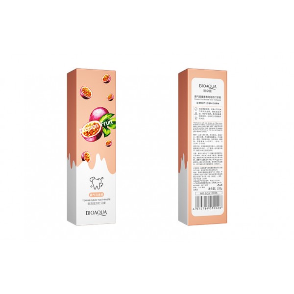 Зубна паста BIOAQUA Passion Fruit Fresh Smile, з екстрактом маракуї, 100 г
