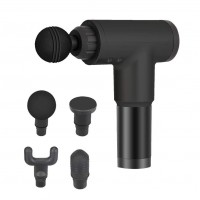 Масажер для тіла, портативний ручний масажер "RelaxPro 6-Speed", чорний