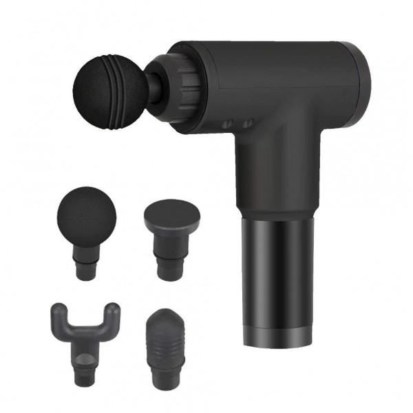 Масажер для тіла, портативний ручний масажер "RelaxPro 6-Speed", чорний