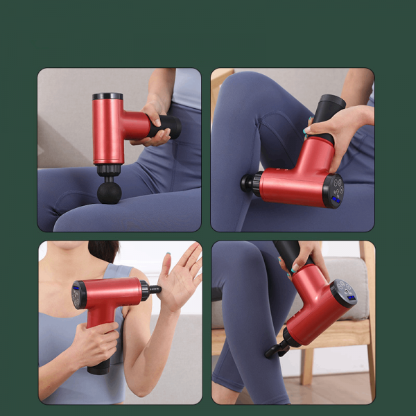 Масажер для тіла, портативний ручний масажер "RelaxPro 6-Speed", чорний