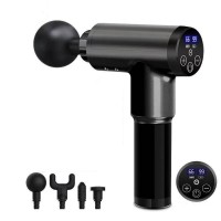 Массажер для тела, портативный ручной массажер "MusclePro Digital", черный