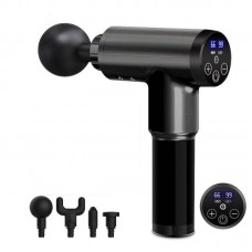 Масажер для тіла, портативний ручний масажер "MusclePro Digital", чорний