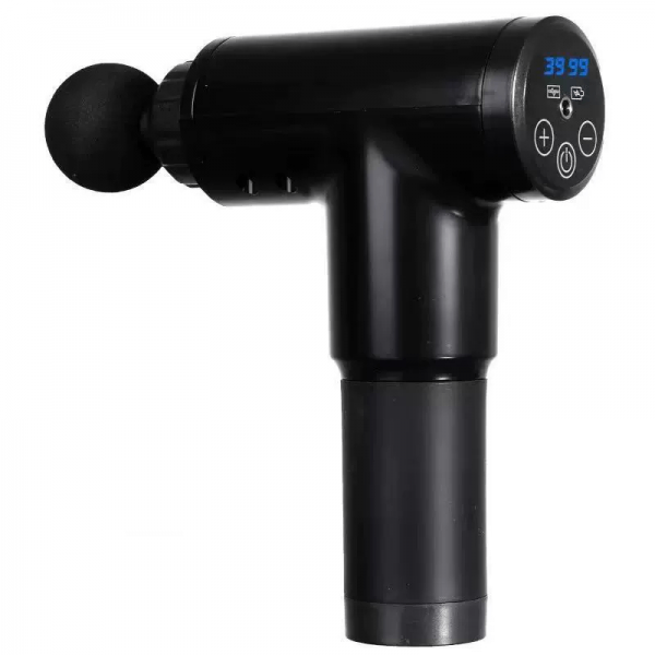 Масажер для тіла, портативний ручний масажер "MusclePro Digital", чорний