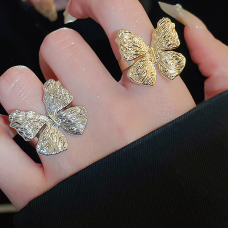 Каблучка "Butterfly Grace", золото/срібло