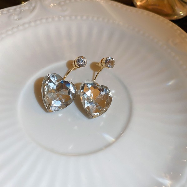 Серьги "Sparkling Heart", золото Серьги "Sparkling Heart", золото