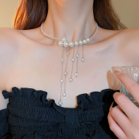 Ланцюжок "Pearl Waterfall", срібло