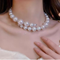 Цепочка "Double-Strand Pearl", серебро