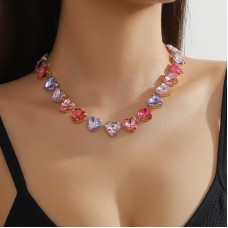 Чокер "Sparkling Hearts", 4 кольори