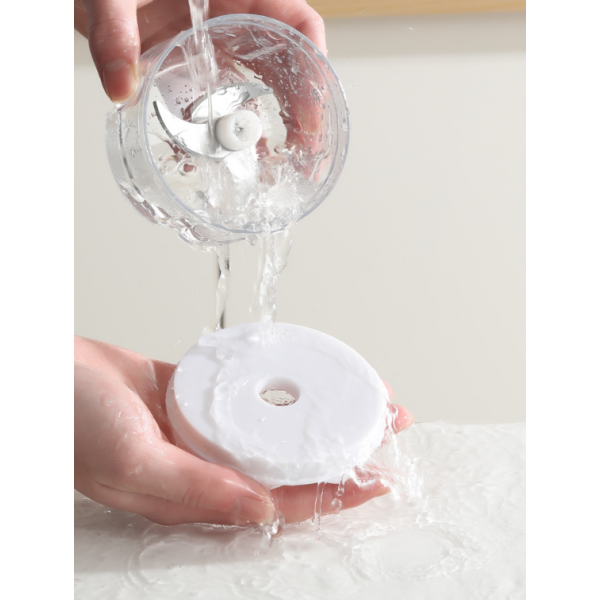 Подрібнювач кухонний, портативна міні м'ясорубка, зелена, 400 мл