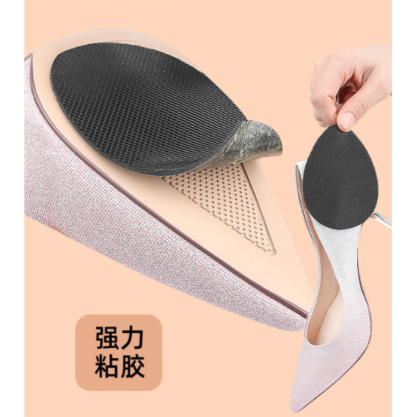 Наклейки на взуття проти ковзання, чорні, 2 шт