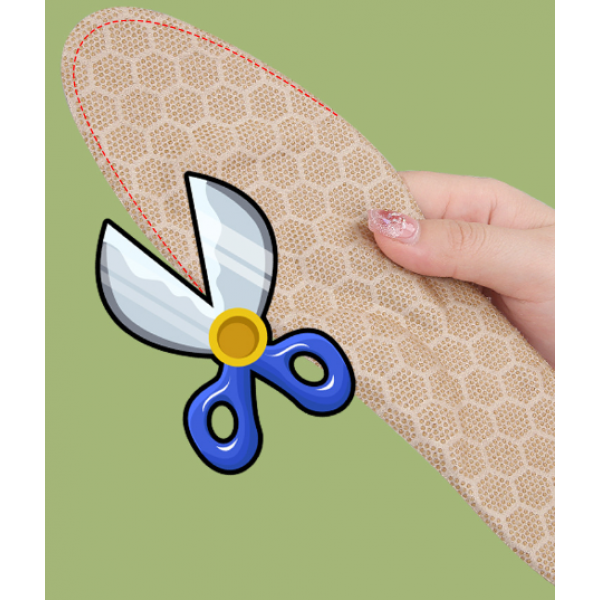 Устілки самоклеючі для взуття, устілки амортизуючі, бежеві, S, M, L