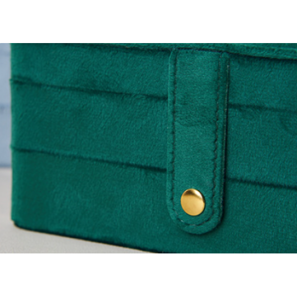 Органайзер для прикрас оксамитовий двоярусний Nude 16,5×11,5×8 см