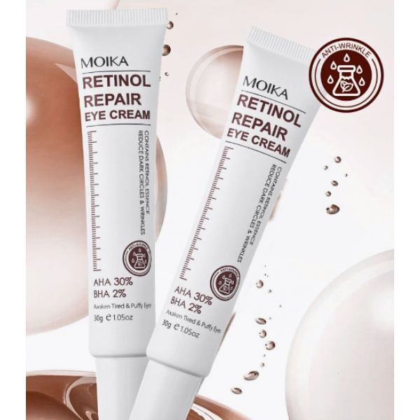 Крем для шкіри навколо очей Moika Repair Eye Cream, з ретинолом, 30 г
