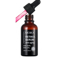 Пілінг для обличчя Moika Retinol Serum anti aging, з ретинолом та кислотами, 30 мл