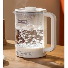 Чайник електричний Epicure, електрочайник білий, 1,5 л