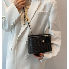 Сумка жіноча солом'яна, жіноча сумка через плече, 4 кольори, 18х9х13 см