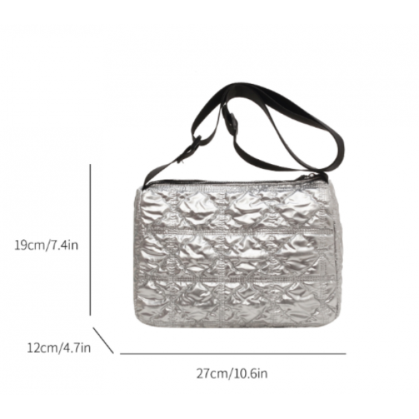 Сумка жіноча нейлонова, жіноча сумка через плече, 6 кольорів, 27х12х19 см