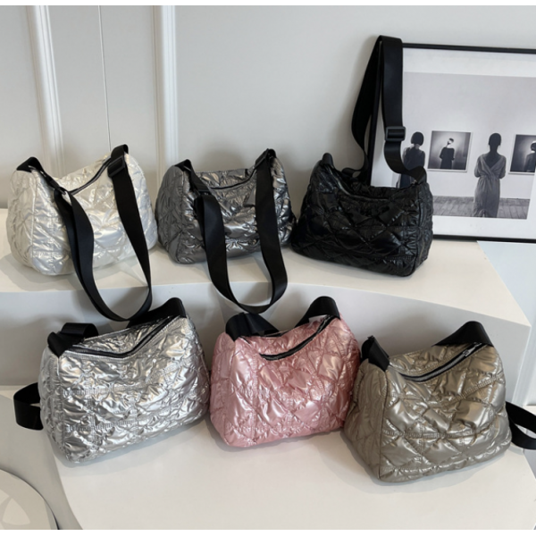 Сумка жіноча нейлонова, жіноча сумка через плече, 6 кольорів, 27х12х19 см