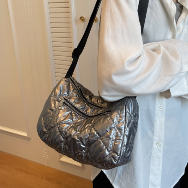 Сумка жіноча нейлонова, жіноча сумка через плече, 6 кольорів, 27х12х19 см