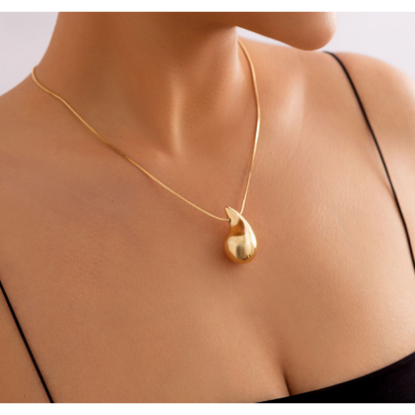 Ланцюжок на шию "Perfect Gloss", золото, срібло, 45 см