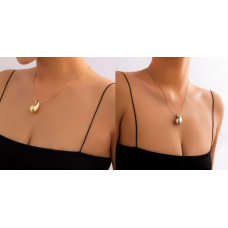 Ланцюжок на шию "Perfect Gloss", золото, срібло, 45 см