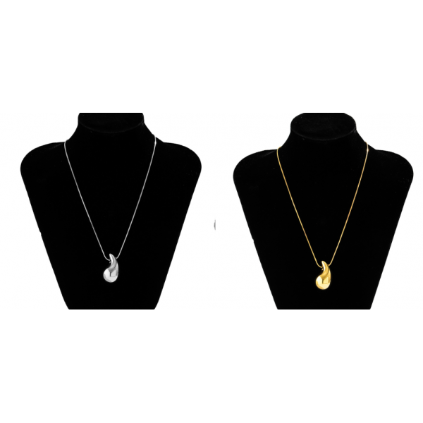 Ланцюжок на шию "Perfect Gloss", золото, срібло, 45 см