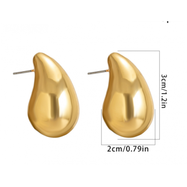 Сережки у формі краплі "Perfect Gloss", різні кольори Сережки у формі краплі "Perfect Gloss", різні кольори