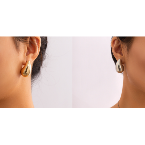 Сережки у формі краплі "Perfect Gloss", різні кольори