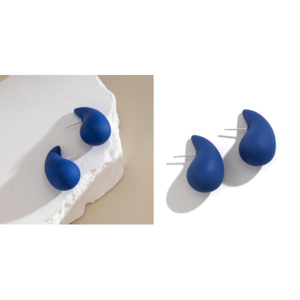 Сережки у формі краплі "Perfect Gloss", різні кольори Сережки у формі краплі "Perfect Gloss", різні кольори