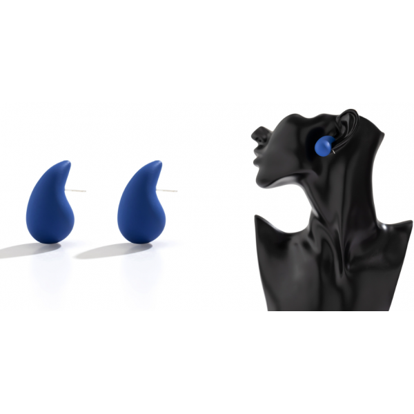 Сережки у формі краплі "Perfect Gloss", різні кольори Сережки у формі краплі "Perfect Gloss", різні кольори