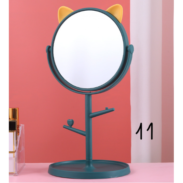 Дзеркало косметичне, на підставці з вушками