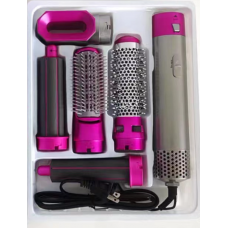 Мультистайлер для волосся 5 в 1, Hot Air Styler, стайлер для сушіння, завивки та випрямлення волосся 5 в 1, фіолетовий