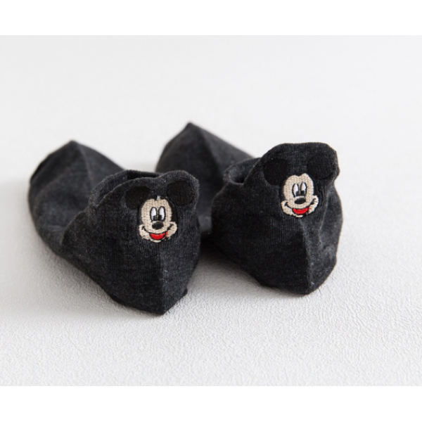 Шкарпетки бавовняні однотонні базові, "Mickey" шкарпетки з міккі маусом, розмір 36-39, 1 пара