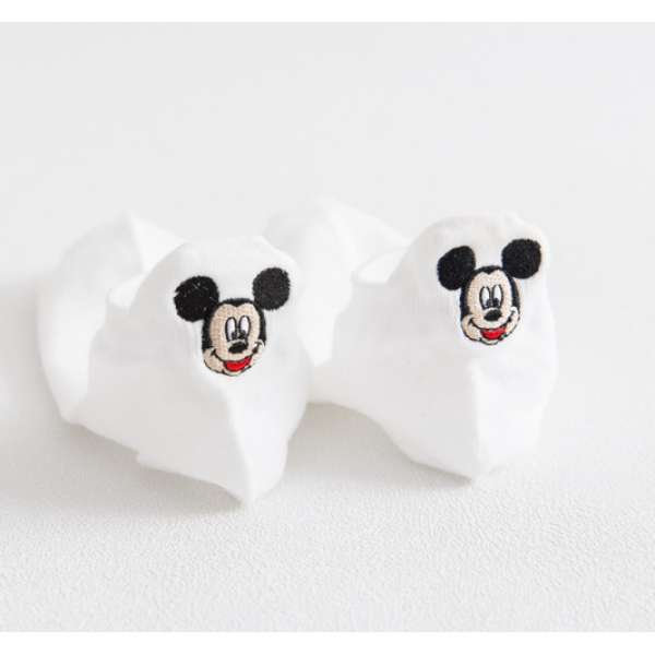 Шкарпетки бавовняні однотонні базові, "Mickey" шкарпетки з міккі маусом, розмір 36-39, 1 пара