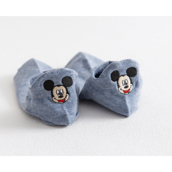 Шкарпетки бавовняні однотонні базові, "Mickey" шкарпетки з міккі маусом, розмір 36-39, 1 пара