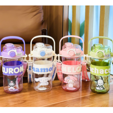 Пляшка для води, дитяча пляшка для води, портативна пляшка з мультяшними героями, різні кольори, 745 мл