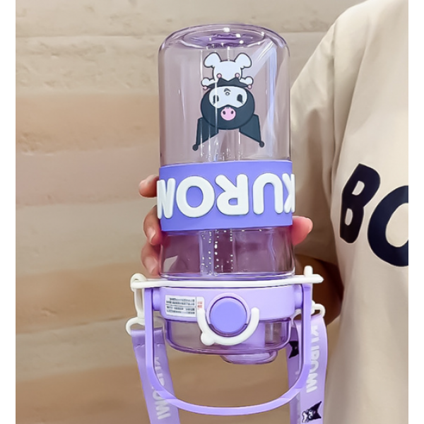 Бутылка для воды, детская бутылка для воды, портативная бутылка с мультяшными героями, разные цвета, 745 мл 