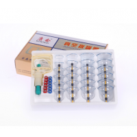 Банки вакуумні масажні антицелюлітні з насосом, набір 24 шт