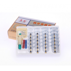 Банки вакуумні масажні антицелюлітні з насосом, набір 24 шт