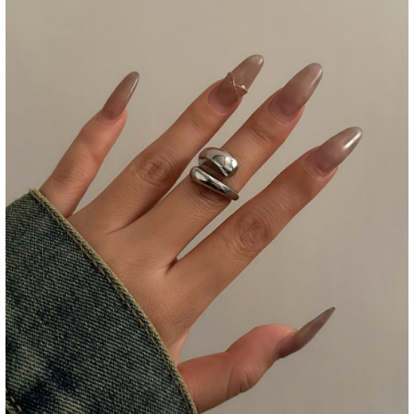 Набір каблучок "Elegant", каблучки 3 шт, срібло